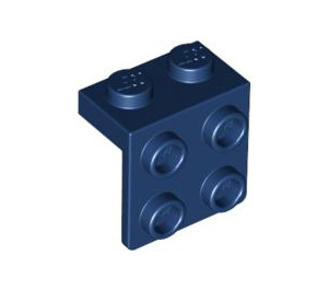 LEGO Bleu foncé Support 1 x 2 avec 2 x 2 (21712 / 44728)
