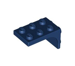 LEGO Dark Blue Bracket 3 x 2 with Plate 2 x 2 Downwards (69906)