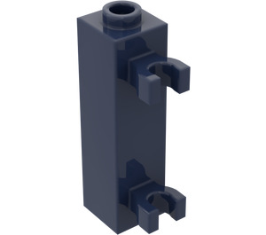 LEGO Dark Blue Brick 1 x 1 x 3 with Vertical Clips (Hollow Stud) (42944 / 60583)