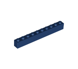 LEGO Bleu foncé Brique 1 x 10 (6111)