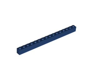 LEGO Blu scuro Mattoncino 1 x 16 (2465)