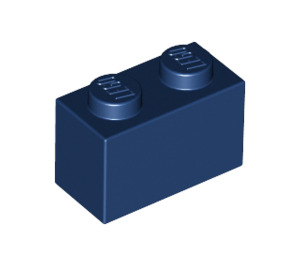 LEGO Bleu foncé Brique 1 x 2 avec tube inférieur (3004 / 93792)