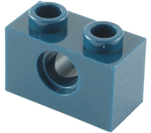 LEGO Donkerblauw Steen 1 x 2 met Gat (3700)