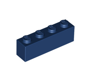 LEGO Dark Blue Brick 1 x 4 (3010 / 6146)