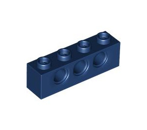 LEGO Donkerblauw Steen 1 x 4 met Gaten (3701)