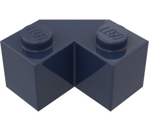 LEGO Dark Blue Brick 2 x 2 Facet (87620)