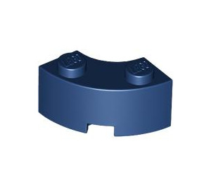 LEGO Dark Blue Brick 2 x 2 Round Corner with Stud Notch and Reinforced Underside (85080)