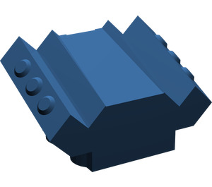 LEGO Dark Blue Brick 2 x 2 with Sloped Motor Block Sides (30601)
