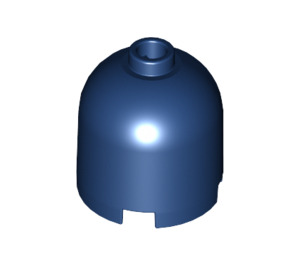 LEGO Bleu foncé Brique 2 x 2 x 1.7 Rond Cylindre avec Dome Haut (26451 / 30151)