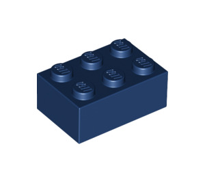 LEGO Dark Blue Brick 2 x 3 (3002)
