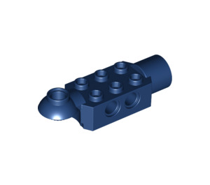 LEGO Dark Blue Brick 2 x 3 with Horizontal Hinge and Socket (47454)
