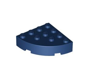 LEGO Bleu foncé Brique 4 x 4 Rond Coin (2577)