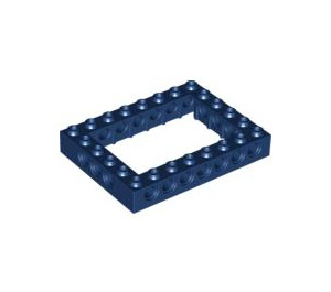 LEGO Dark Blue Brick 6 x 8 with Open Center 4 x 6 (1680 / 32532)