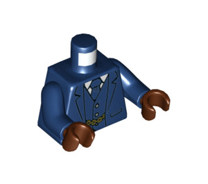 LEGO Dunkelblau Chip Minifig Torso (973 / 76382)