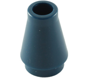 LEGO Dark Blue Cone 1 x 1 without Top Groove (4589 / 6188)