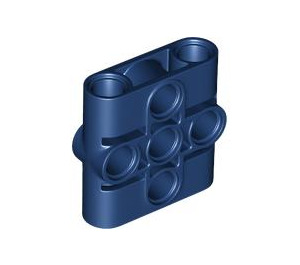 LEGO Donkerblauw Connector Balk 1 x 3 x 3 (39793)