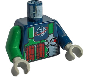LEGO Bleu foncé Crunch, Command Sub Outfit Torse (973)