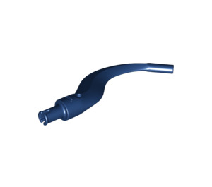 LEGO Dark Blue Curved Horn with Pin (24204 / 65041)