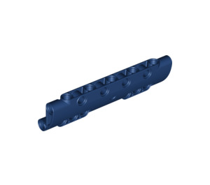 LEGO Donkerblauw Gebogen Paneel 11 x 3 met 10 Pin Gaten (11954)