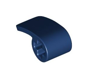 LEGO Dark Blue Curved Panel 2 x 1 x 1 (89679)