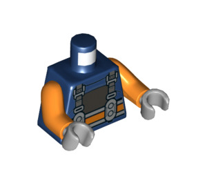 LEGO Bleu foncé Deep Sea Diver Minifig Torse (973 / 76382)