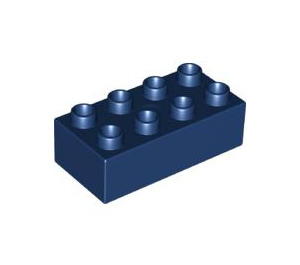 LEGO Dark Blue Duplo Brick 2 x 4 (3011 / 31459)