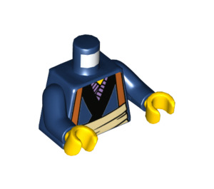 LEGO Dunkelblau Edna Minifig Torso (973 / 76382)