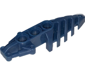 LEGO Dark Blue Foot with Pin Holes 2 x 7 x 1.5 (50858)