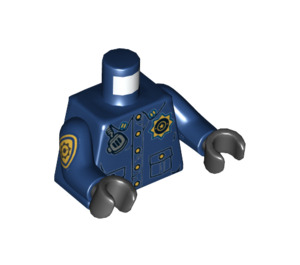 LEGO Tmavě modrá GCPD Minifigurka Trup (76382 / 88585)