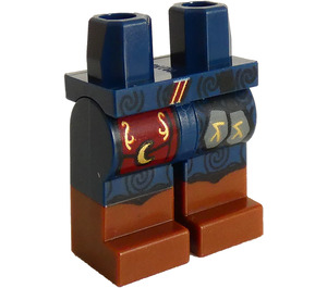 LEGO Mørkeblå Gith Warlock Hofter og ben (73200)