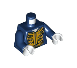 LEGO Donkerblauw Governor Minifig Torso (973 / 76382)