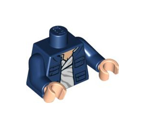 LEGO Dunkelblau Han Solo Torso (973 / 76382)