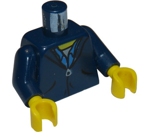 LEGO Dark Blue Harry Potter Torso with Dark Blue Arms and Yellow hands (973 / 73403)