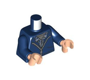 LEGO Dark Blue Harry Potter Torso with Jacket (973)