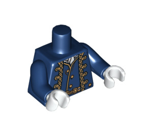 LEGO Dark Blue Hector Barbossa Torso (76382 / 88585)