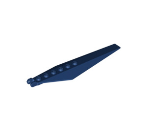 LEGO Donkerblauw Scharnier Plaat 1 x 12 met Hoekig Zijkanten en Tapered Ends (53031 / 57906)