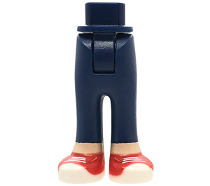 LEGO Dark Blue Hip with Pants with Red Shoes