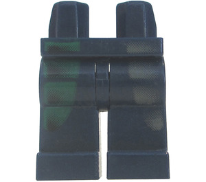 LEGO Dark Blue Hips with Alpha Team Legs and Green and Grey Pattern (3815)