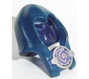 LEGO Dunkelblau Kapuze mit Transparent Purple Maske und Silber Medallion (20265)