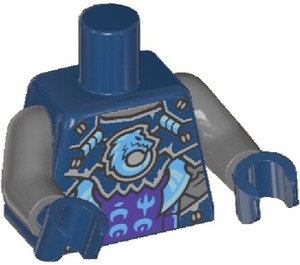 LEGO Dunkelblau Jordana Torso (973 / 76382)