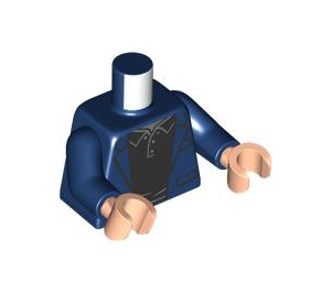 LEGO Mørkeblå Kevin Feige Minifig Torso (973 / 76382)