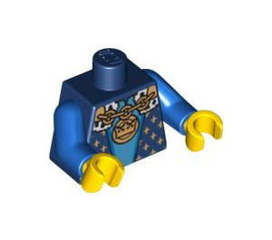 LEGO Bleu foncé King Torse avec couronner Pendant (973 / 76382)