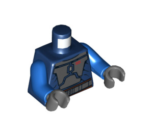 LEGO Dark Blue Mandalorian Torso (973 / 76382)