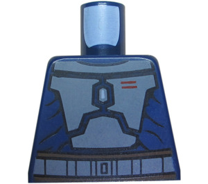 LEGO Dark Blue Mandalorian Torso without Arms (973)