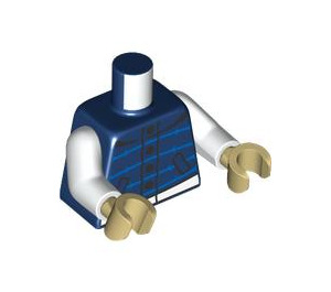 LEGO Bleu Foncé Marshal Minifigurine Torse (973 / 76382)