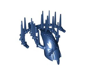 LEGO Tummansininen Naamio jossa Spinal Column,10 (87792)