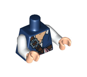 LEGO Bleu foncé Minifig Torse (76382 / 88585)