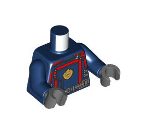 LEGO Bleu Foncé Minifigurine Torse (973 / 76382)