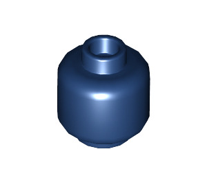 LEGO Dark Blue Minifigure Head (Recessed Solid Stud) (3274 / 3626)