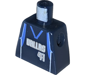 LEGO Dark Blue Minifigure NBA Torso with NBA Dallas Mavericks #41